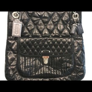 Coach leather quilted handbag Mint Condition